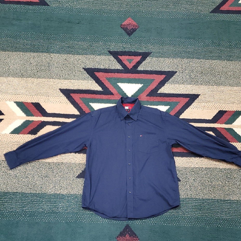 Tommy Hilfiger Deep Blue Casual Shirt